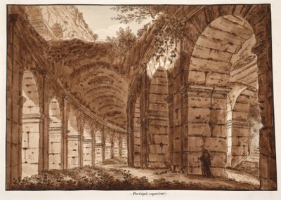 The top storey of the Colosseum, 1833 by Agostino Tofanelli